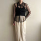 90s  Sheer Mesh Shirt