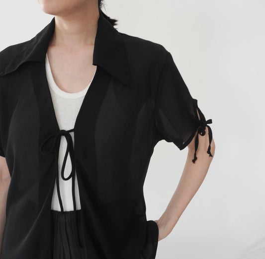 90s Sheer Shirt Made in USA