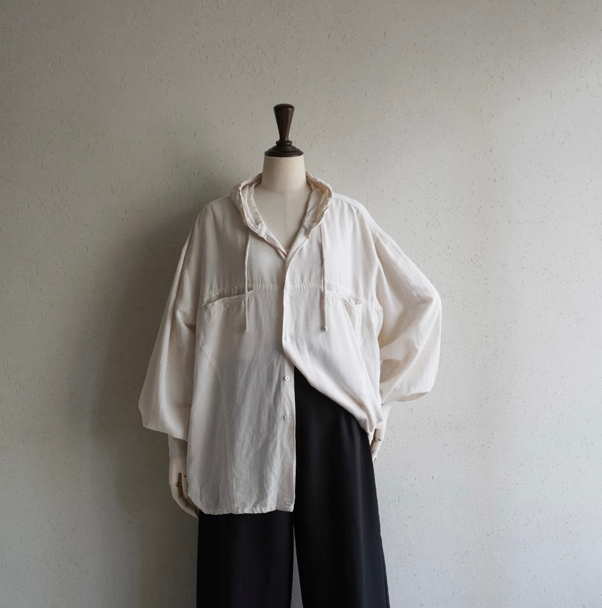 90s Hooded Shirt Made in Italy