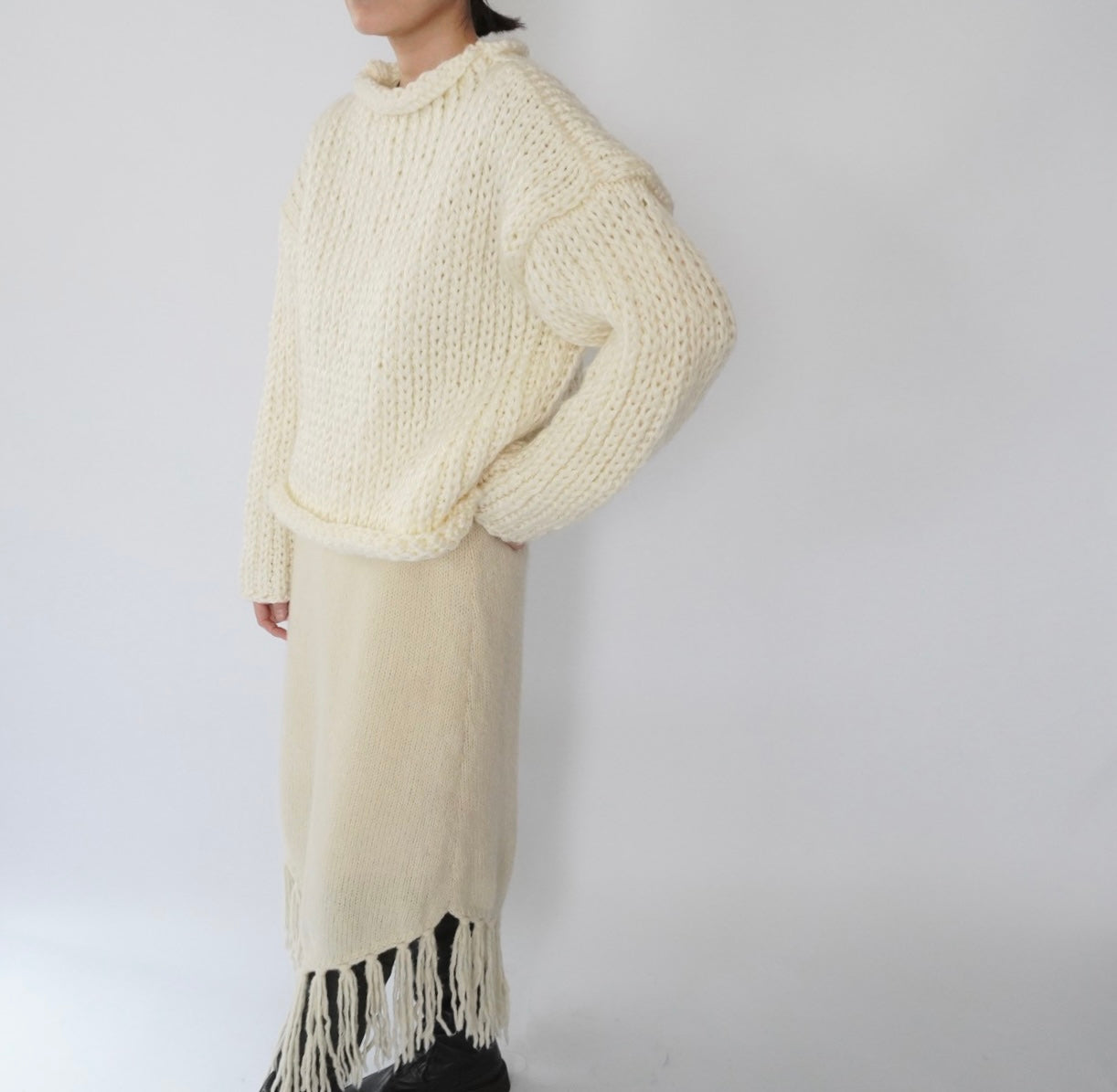 60s  Hand Made Knit