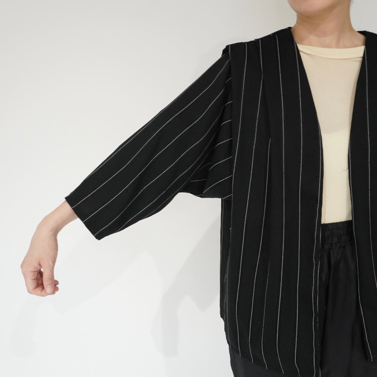 90s Striped Robe Jacket