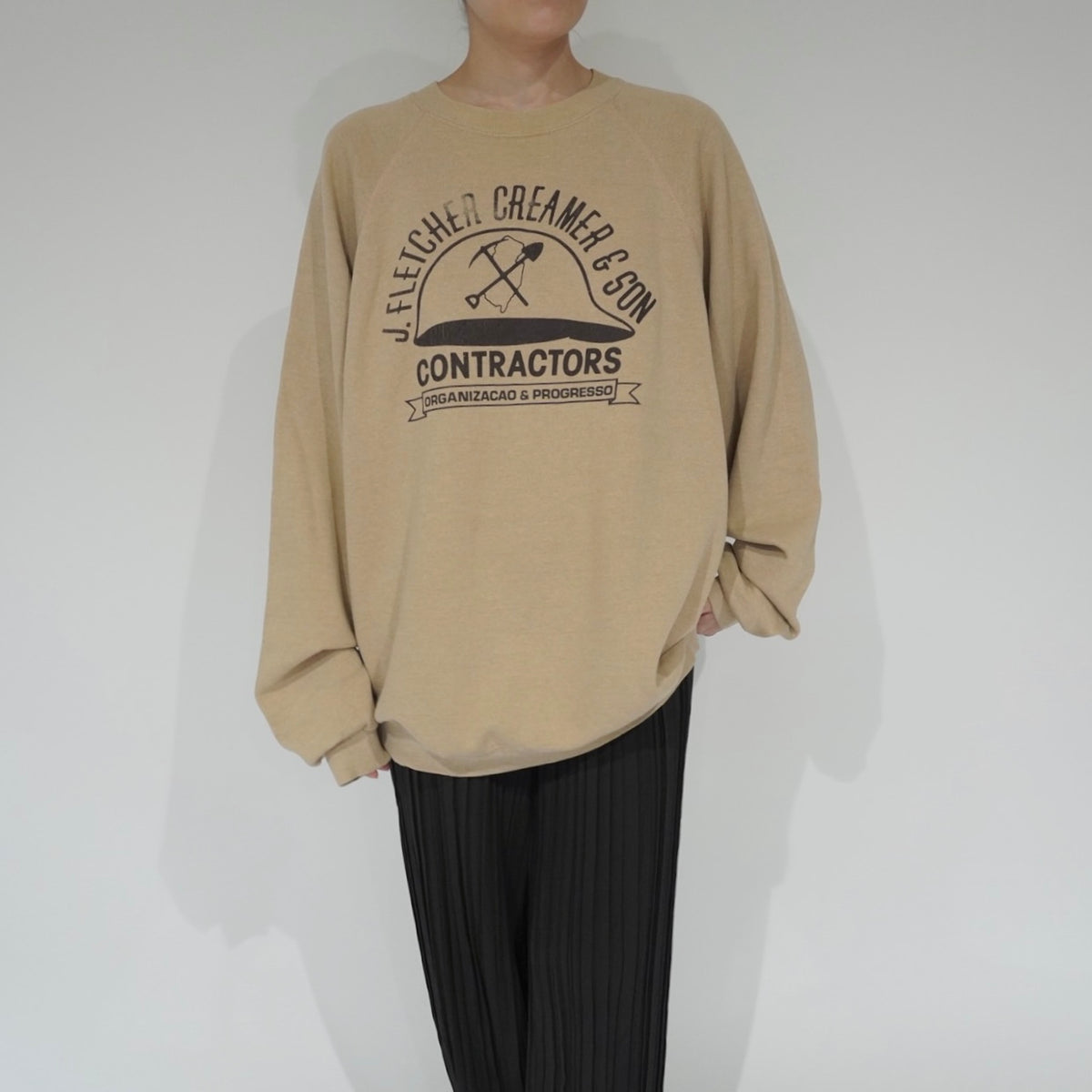 80s Printed Sweater Made in USA