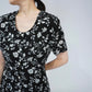 90s Floral Print Maxi Dress
