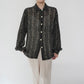 90s EURO Sheer Pattern Shirt