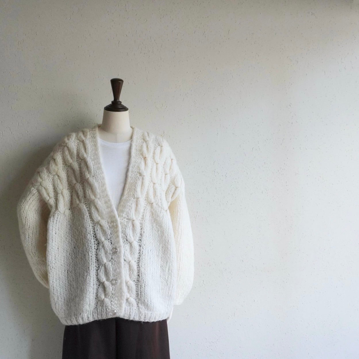 80s Design Knit Cardigan