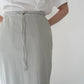 90s Zip Design Maxi Skirt