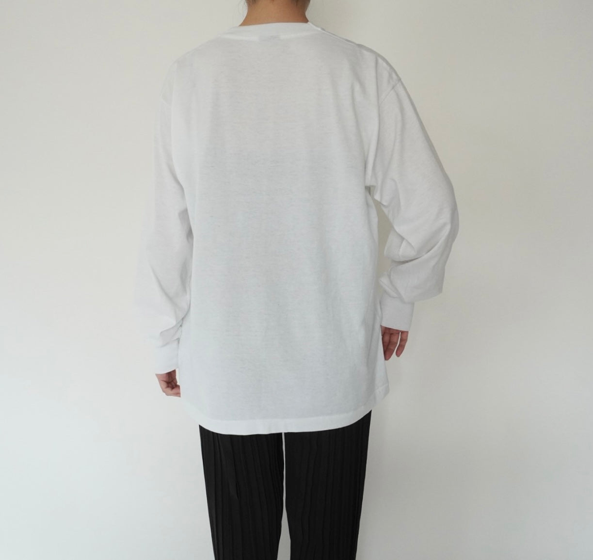 90s Printed Long Sleeves  T-shirt Made in USA