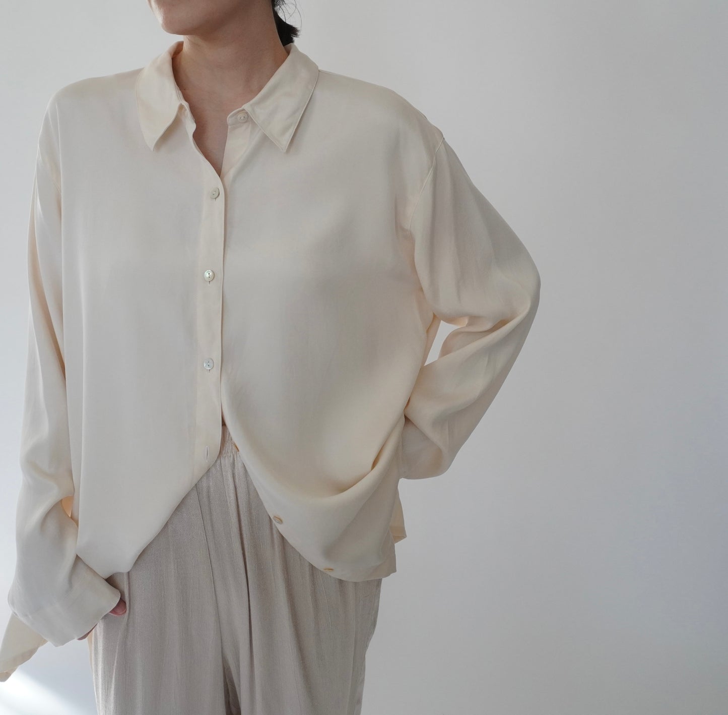 90s Silk Shirt