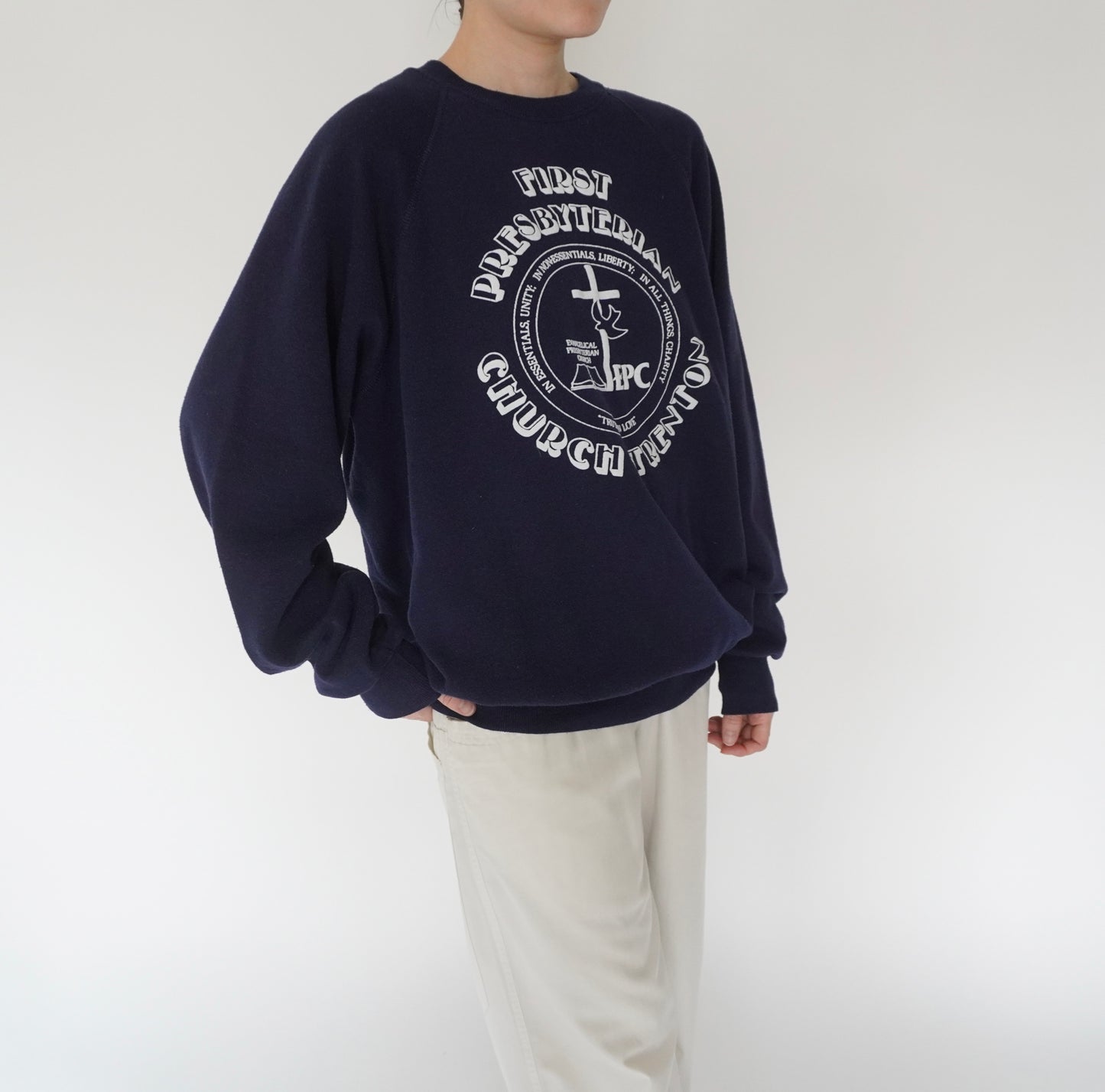 90s Printed Sweater Made in USA