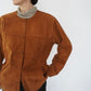 90s Suede Blouse, Jacket