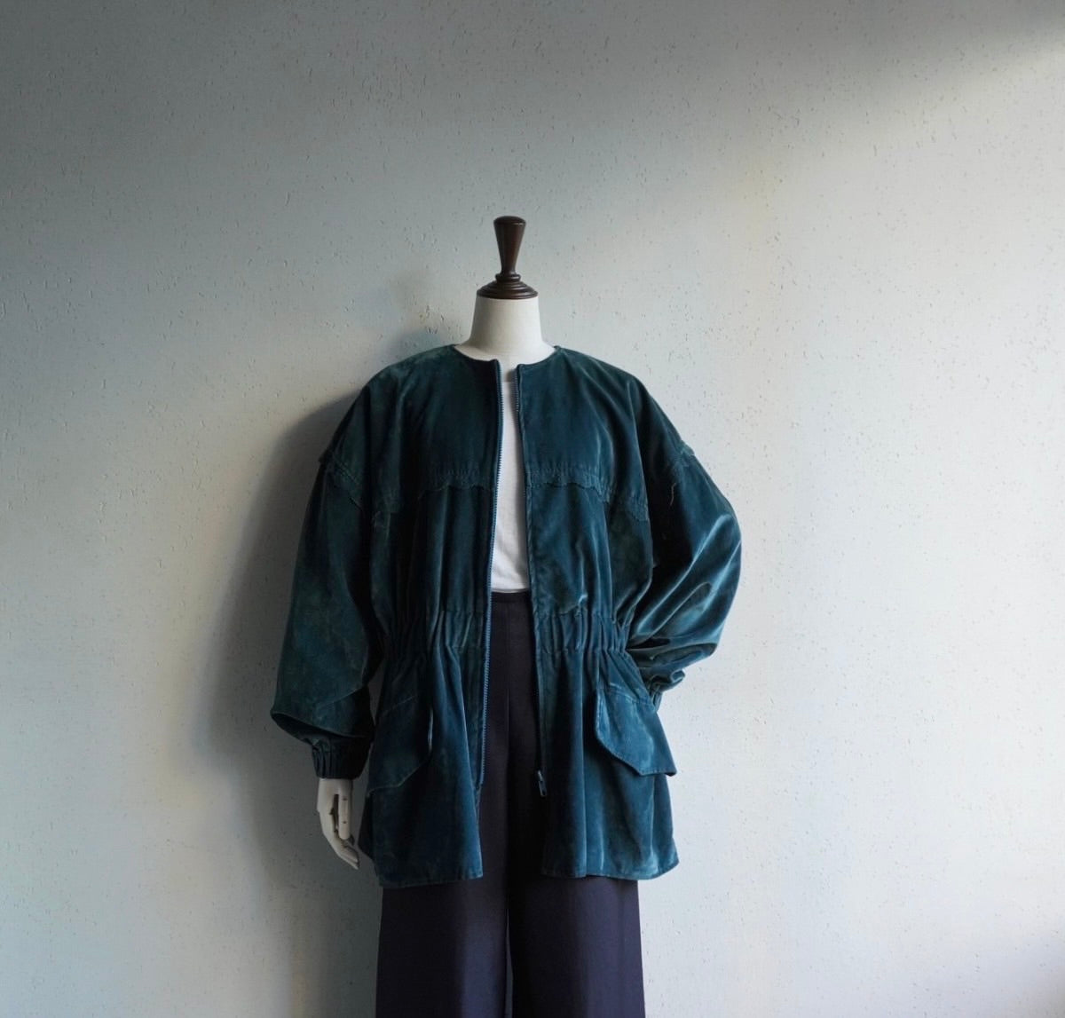 80s Velor Jacket Made in Italy