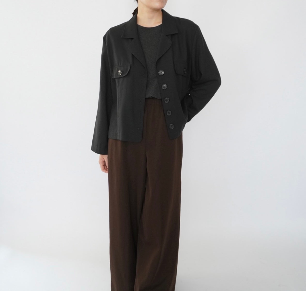 90s Black Jacket,Shirt