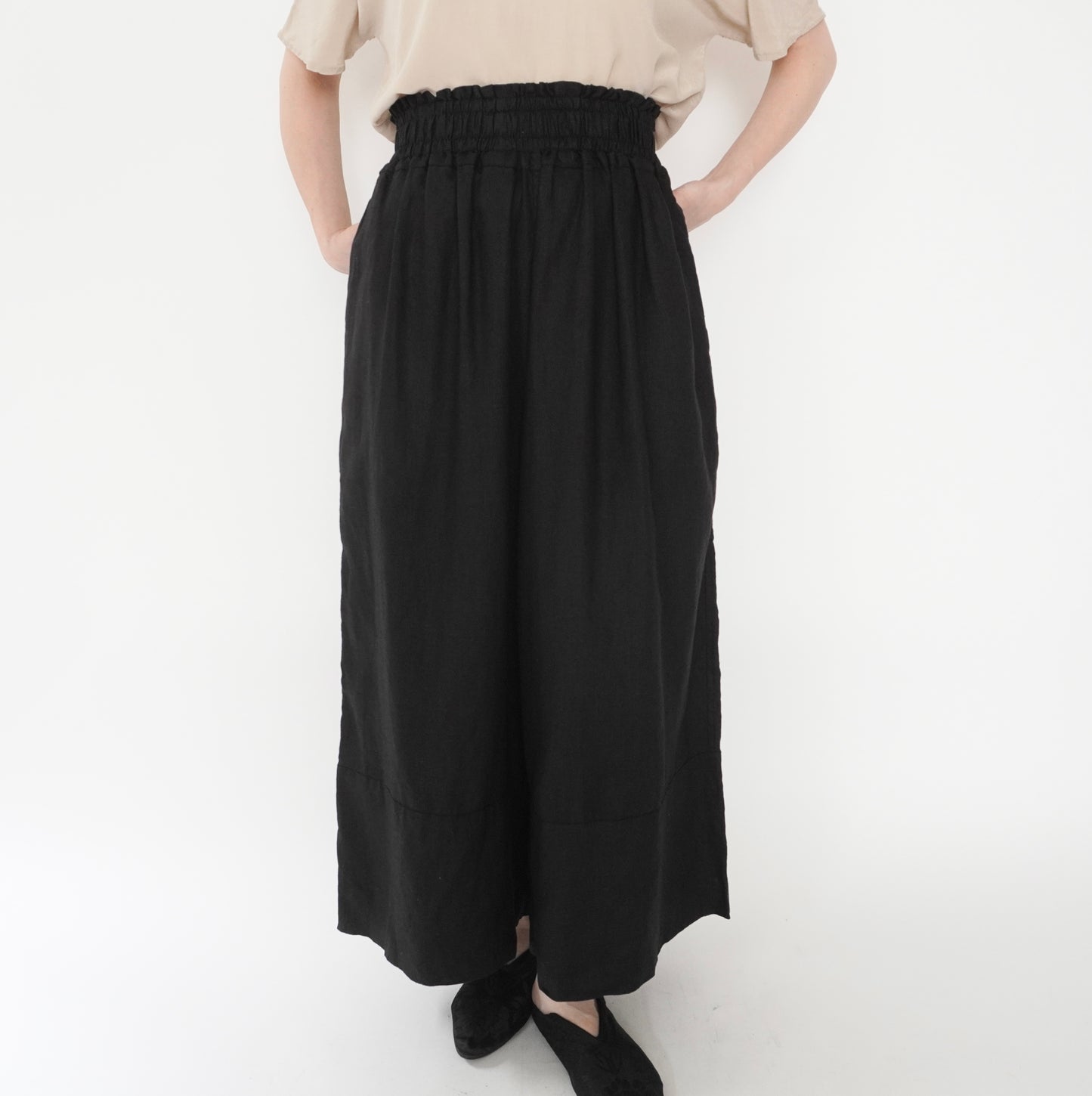 Cropped Wide Pants