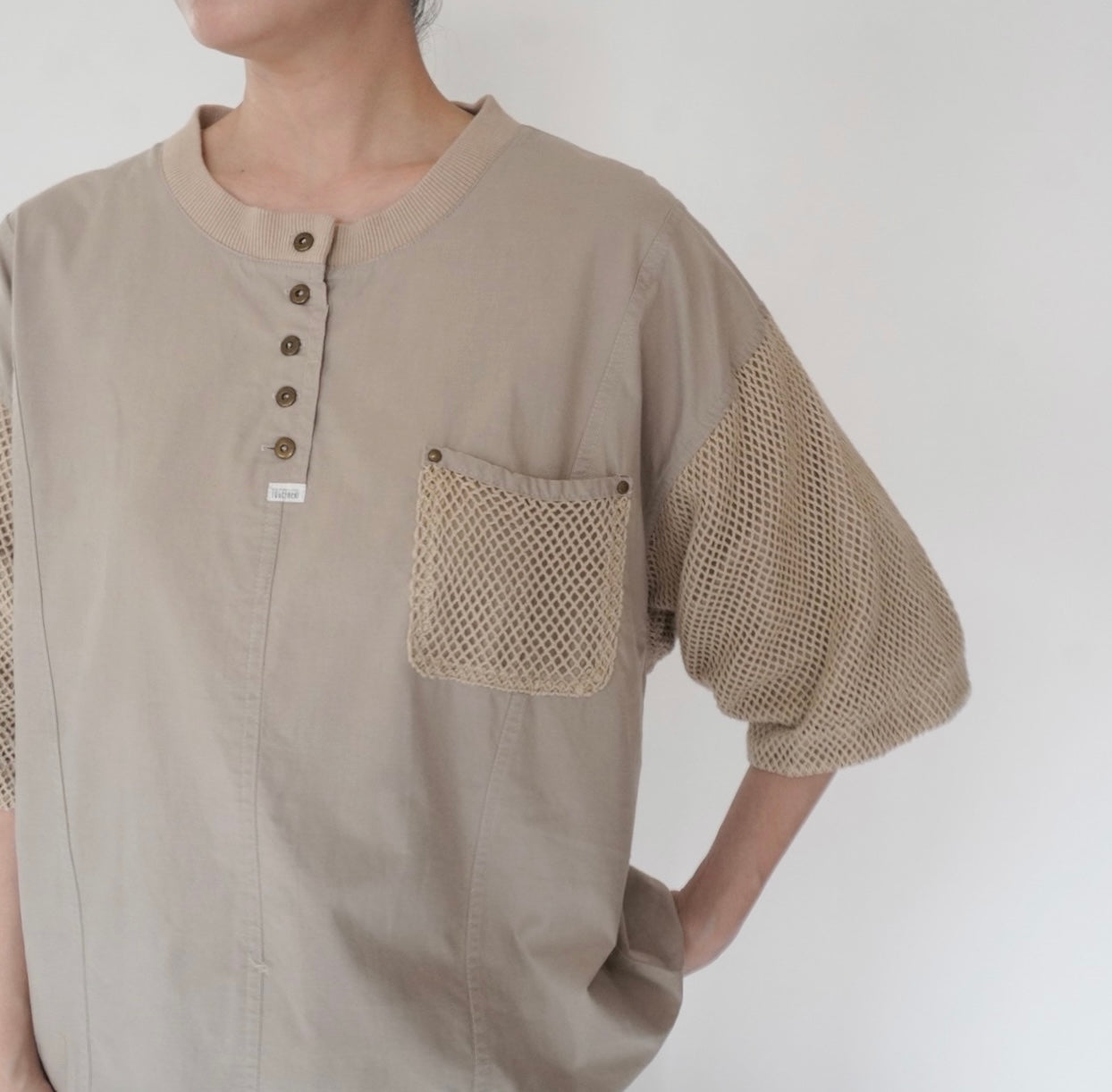 90s Mesh Design Top
