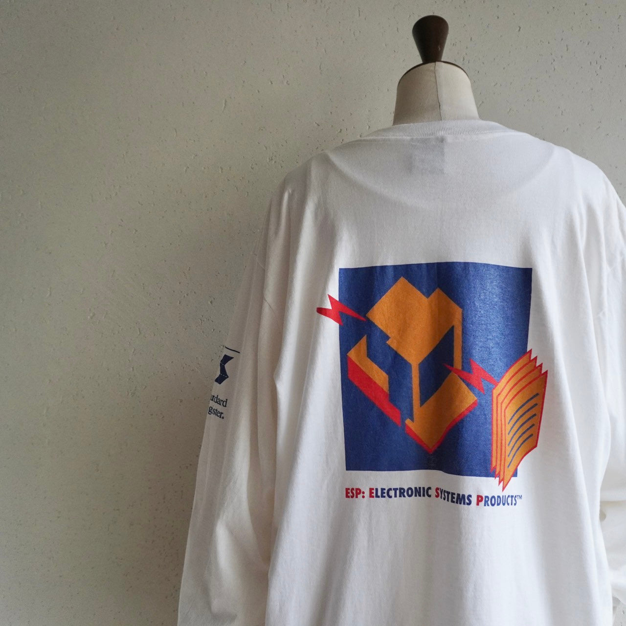 90s Printed Long Sleeves T-shirt Made in USA