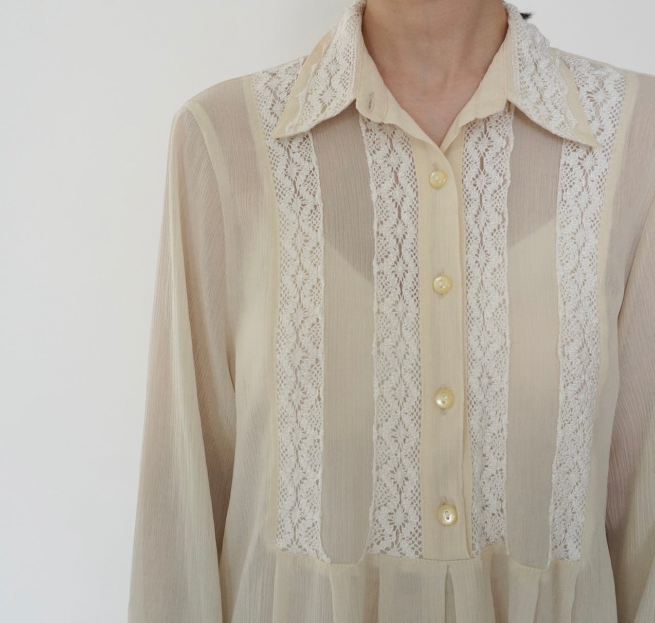 90s EURO Lace Design Tunic