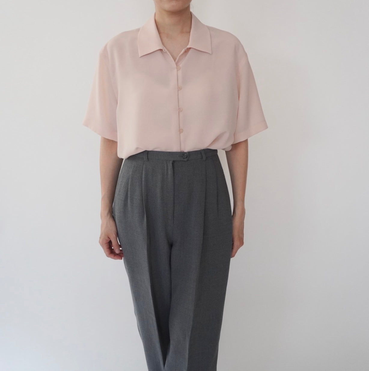 90s Light Pink Shirt