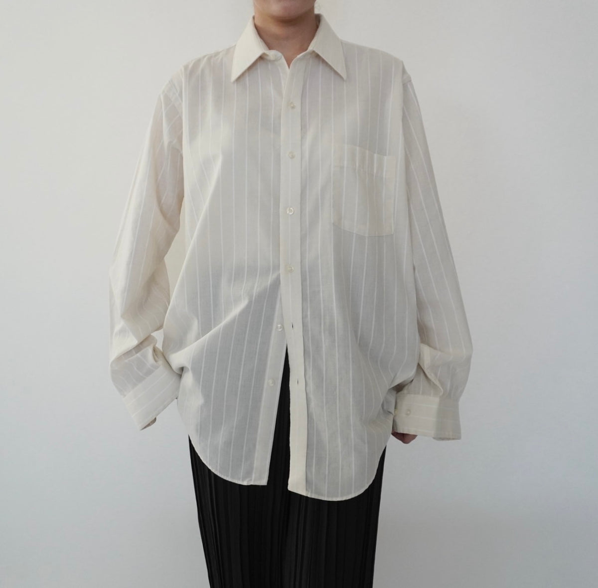 90s "Arrow" Striped Shirt Made in USA