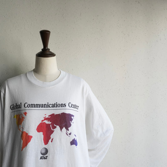 90s"AT&T"  Printed Long T-shirt Made in USA