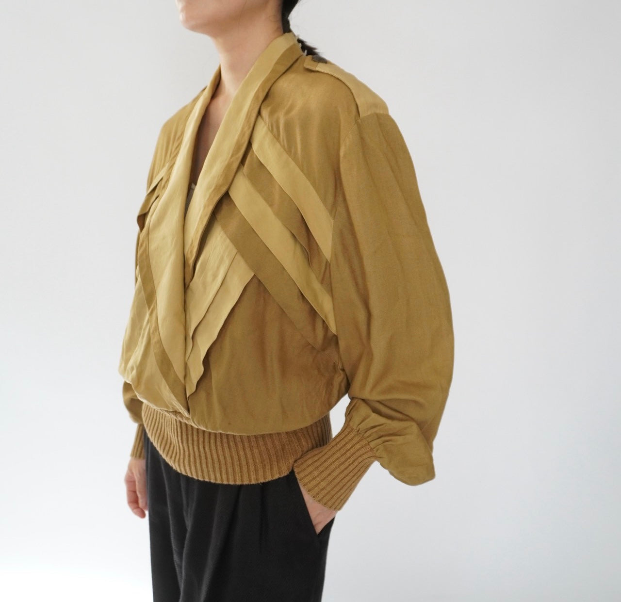 80s Silk Design Top