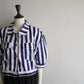 90s Cotton Striped Shirt,Jacket Made in Italy