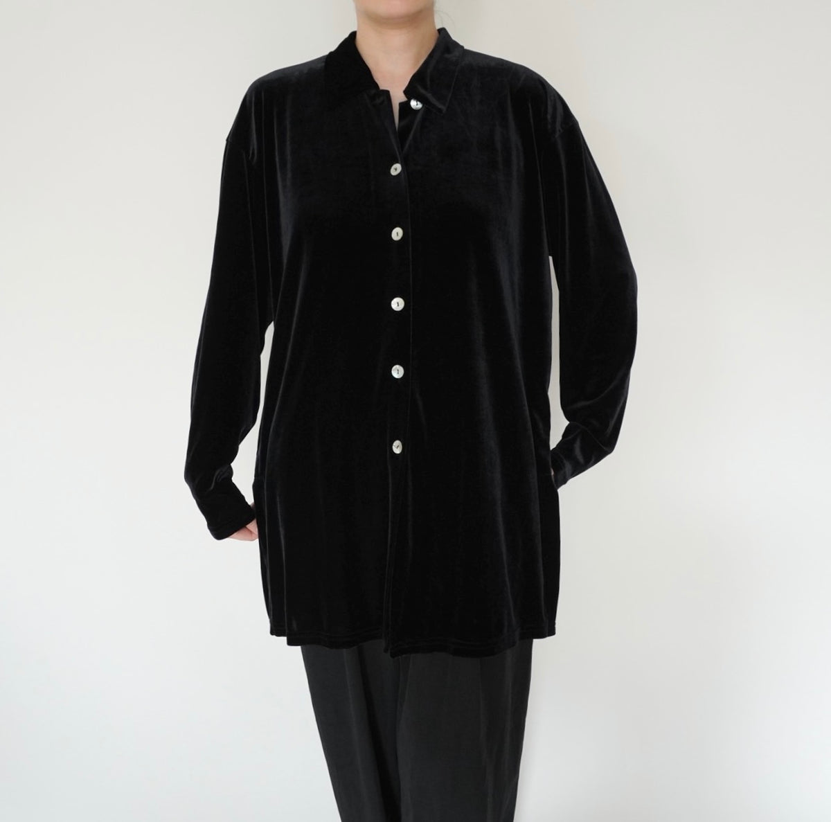 80s Velour Shirt Made in USA