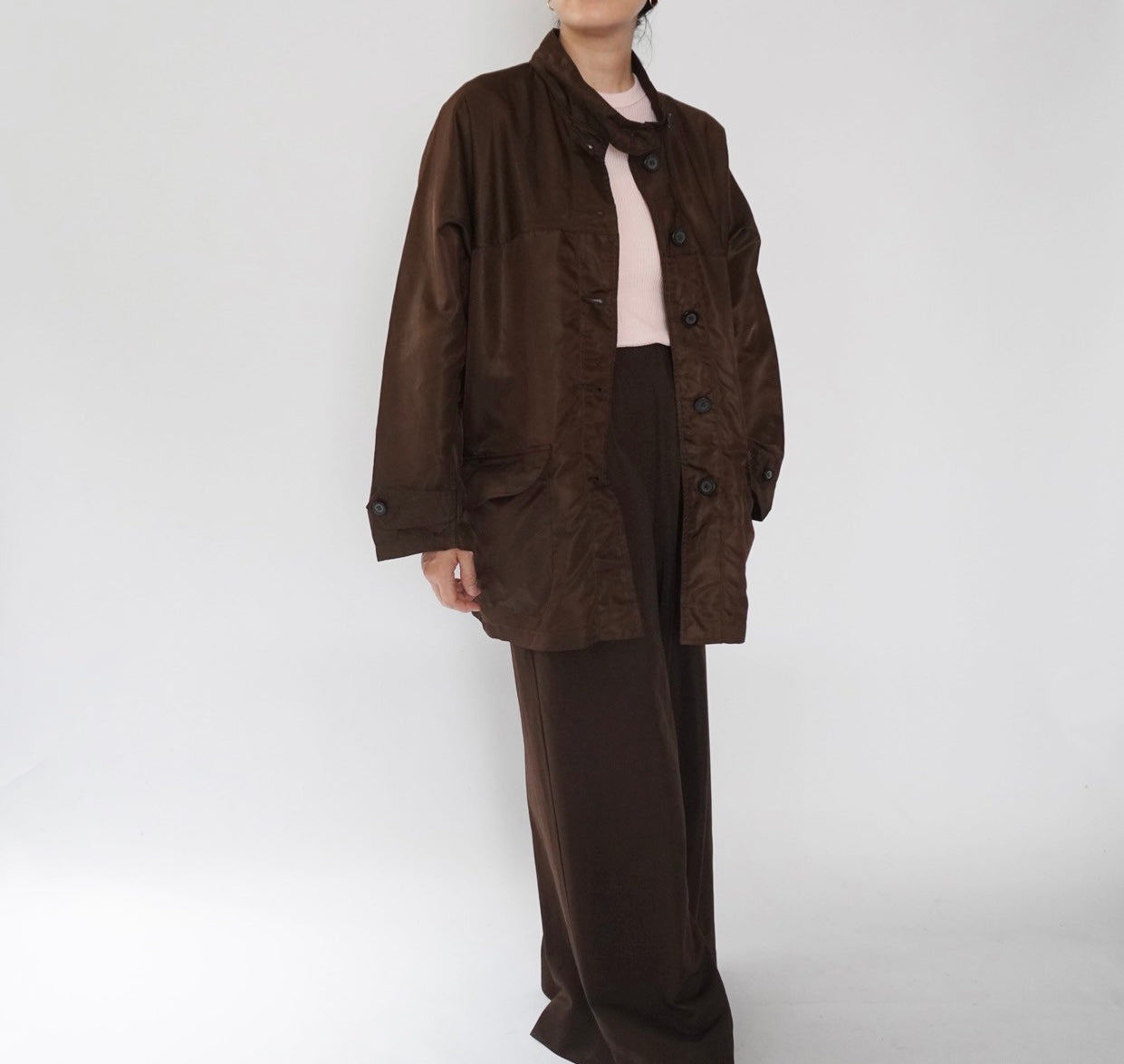 90s Brown Nylon Jacket