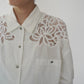 90s Lace Design Shirt