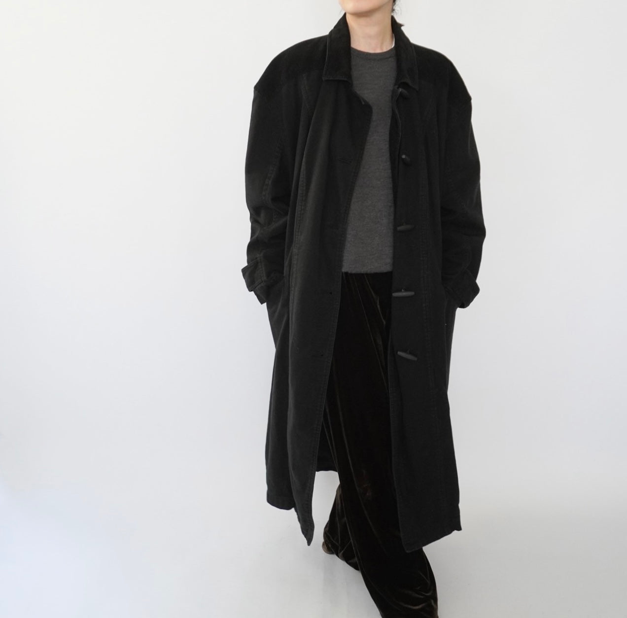 90s Cotton×Corduroy Coat
