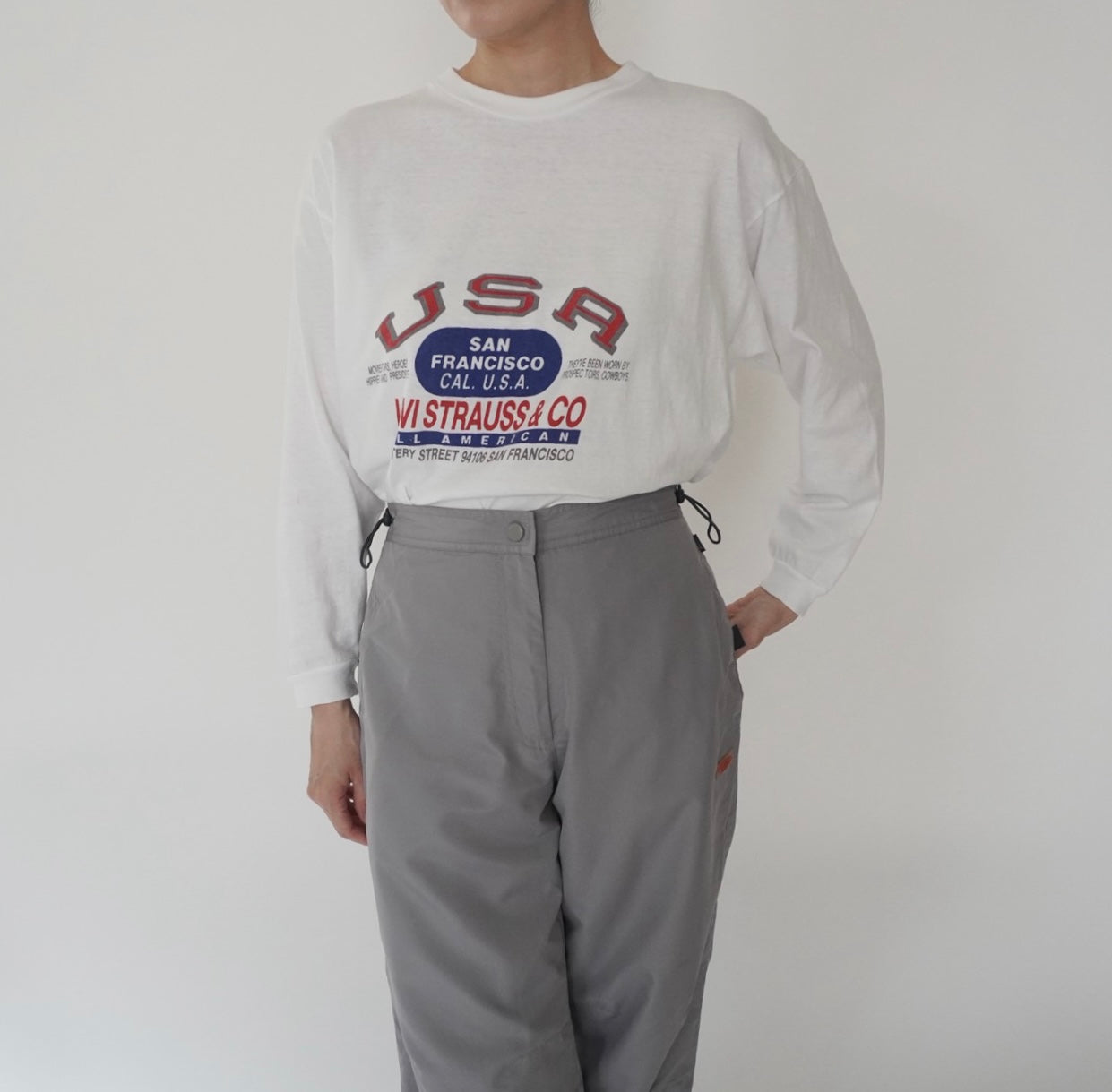 90s "Levis"  Printed Long Sleeves T-shirt