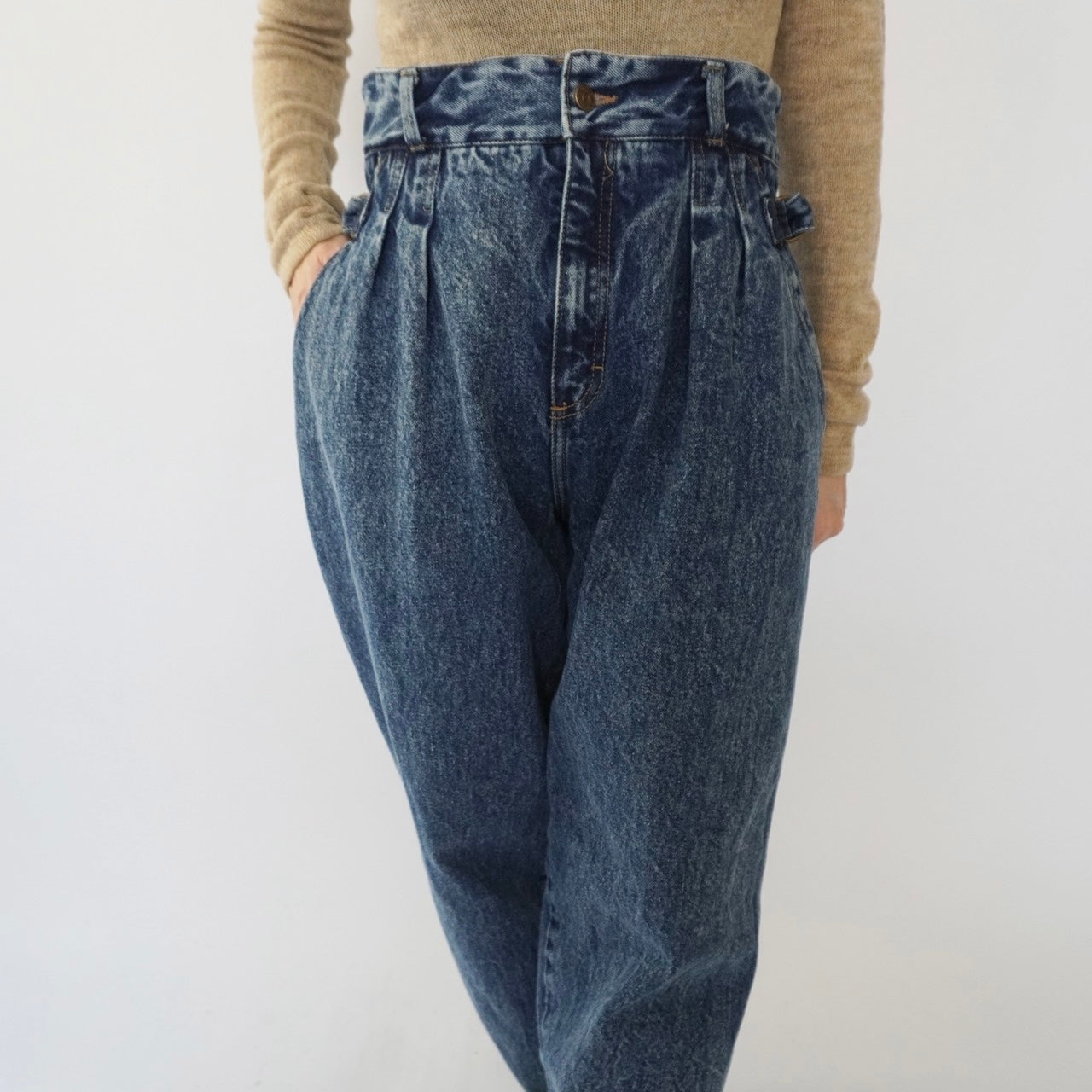 90s High Waisted Denim Pants