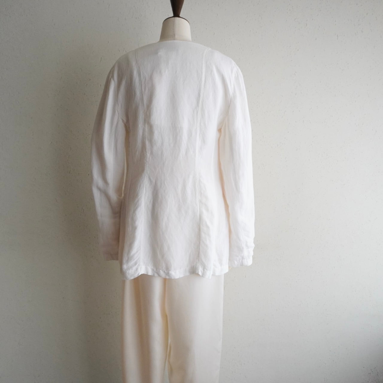 90s "ARMANI EXCHANGE" Linen Jacket Made in Italy