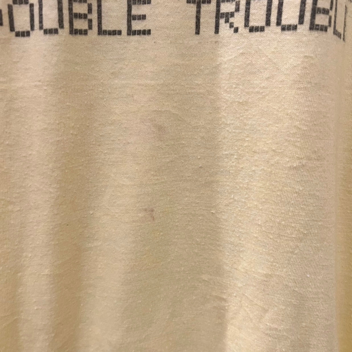 80s Photo Printed T-shirt Made in USA