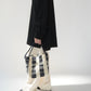 40s Woven Striped Bag