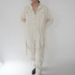 80s EURO Design Ivory Jumpsuit