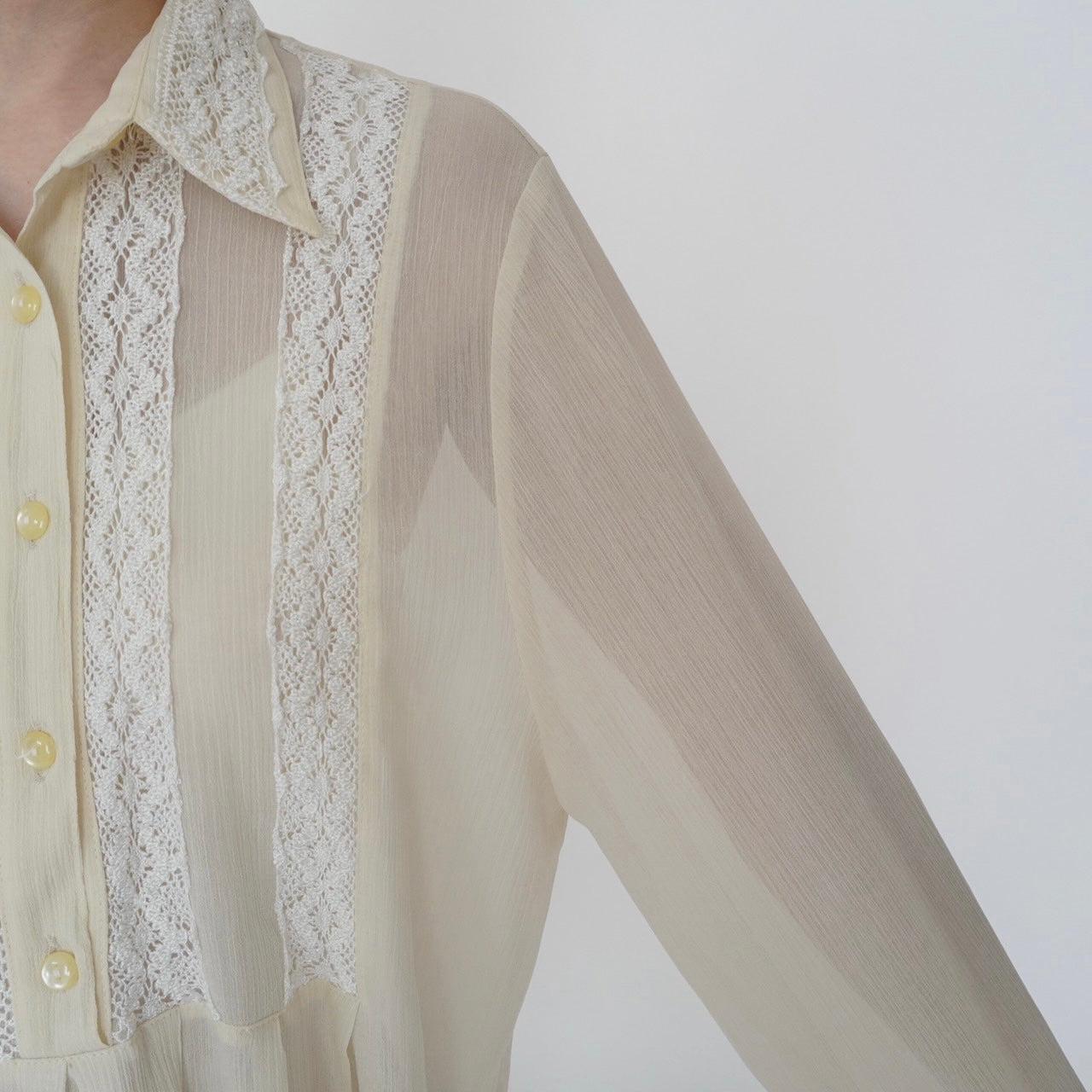 90s EURO Lace Design Tunic