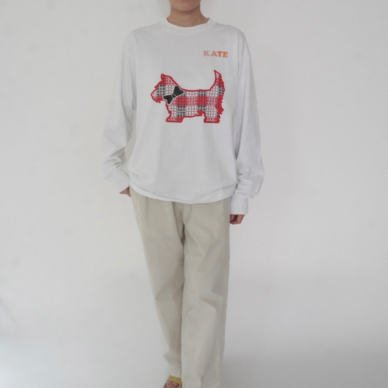 90s Printed Long T-shirt Made in USA