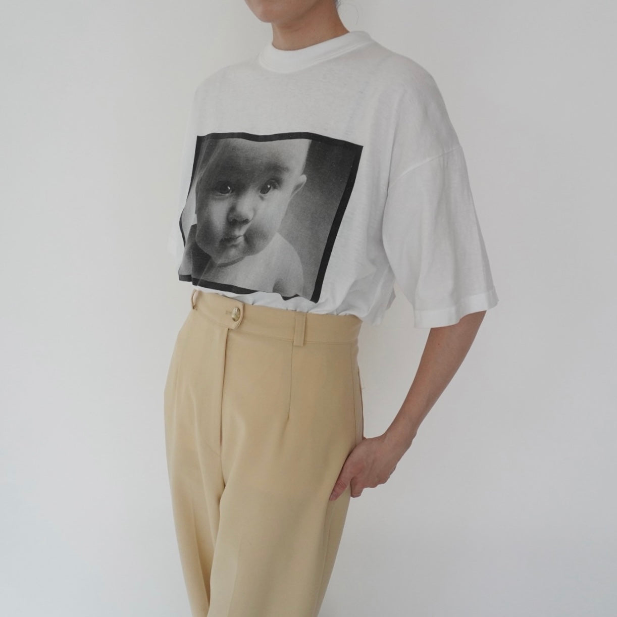 90s EURO Photo Printed T-shirt