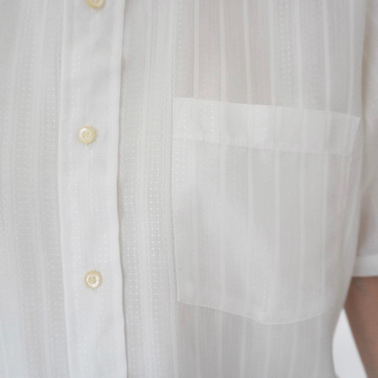 70s White Shirt Made in USA