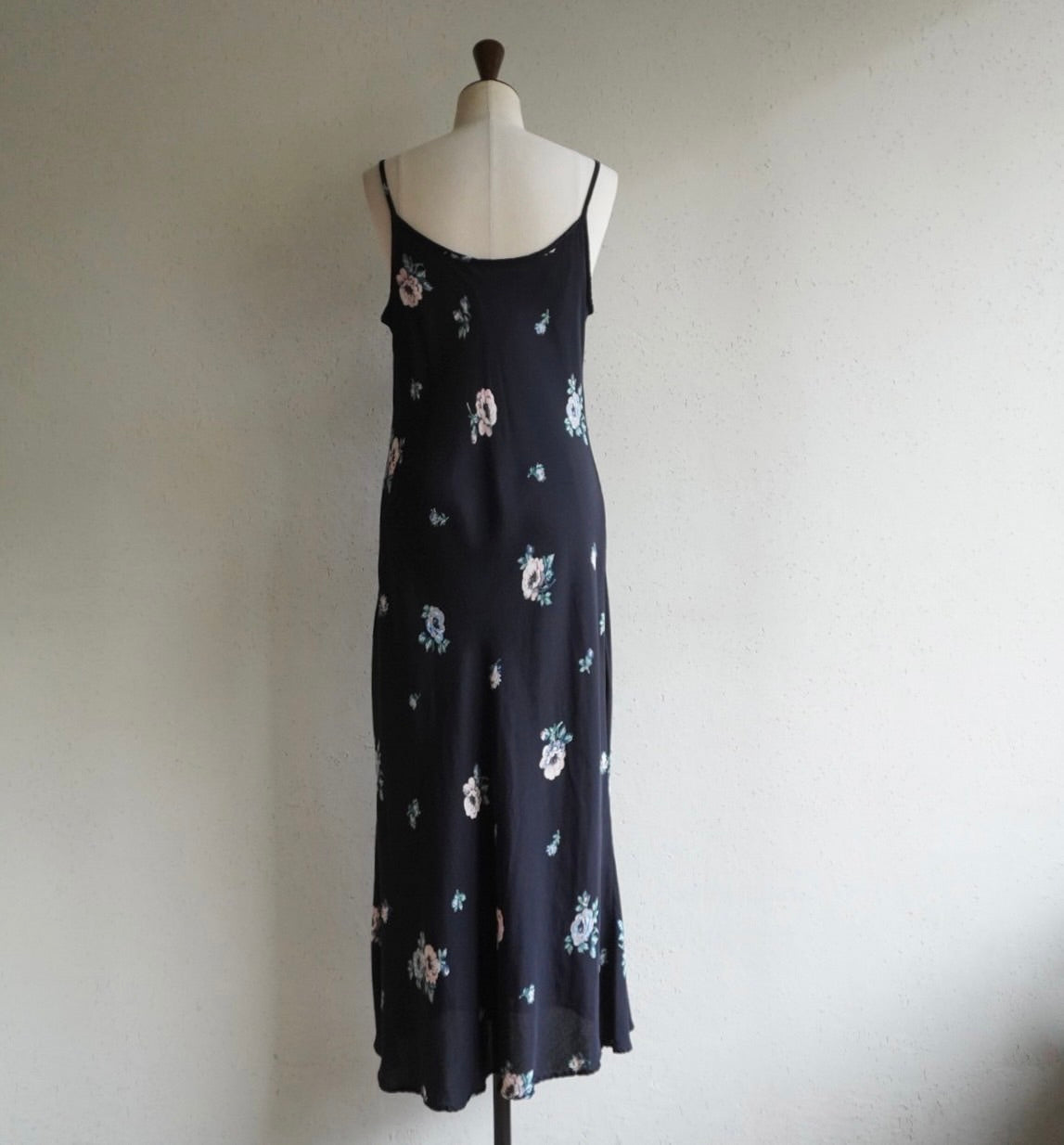 90s Floral Print Maxi Dress Made in USA