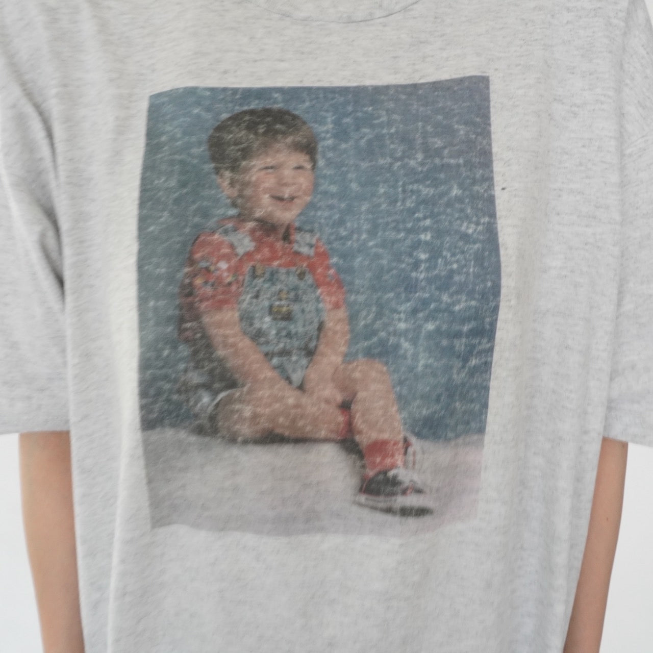 90s Photo Printed T-shirt Made in USA
