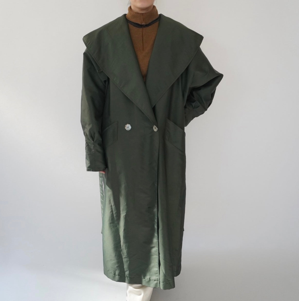 90s Design Light Coat Made in Poland