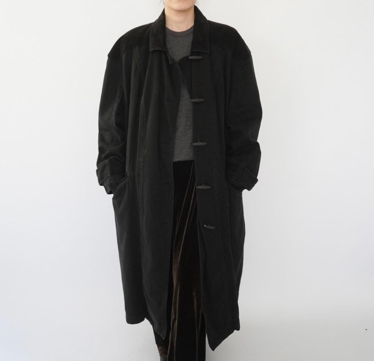 90s Cotton×Corduroy Coat