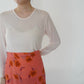 90s Light Pink Silk Top