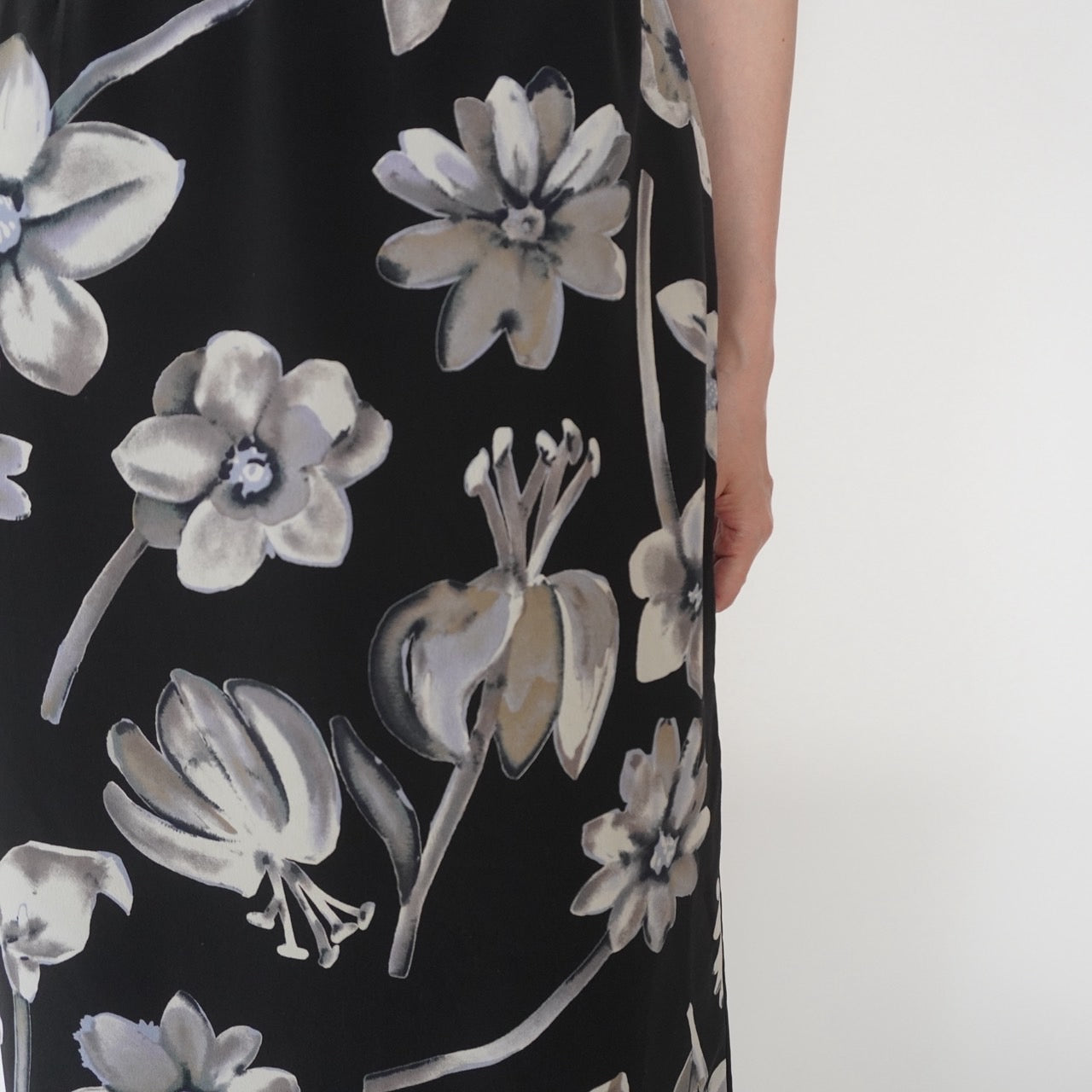 90s EURO Floral Print Skirt
