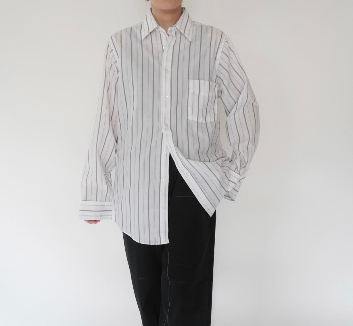 90s Striped Shirt Made in USA