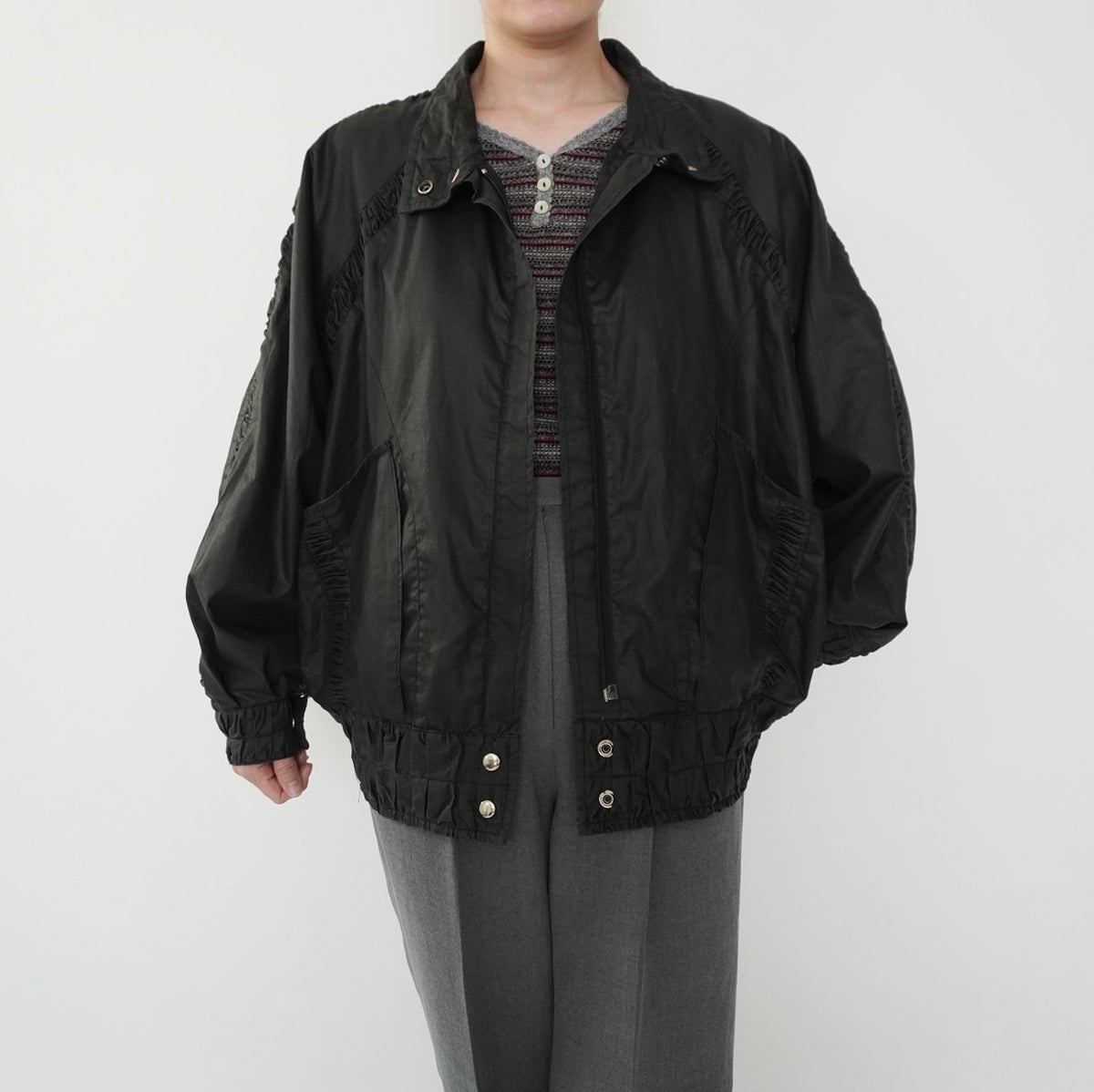 80s Design Black Jacket
