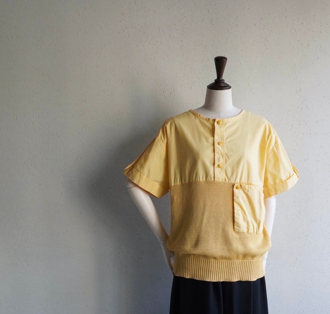 90s Design Cotton Top Made in Italy