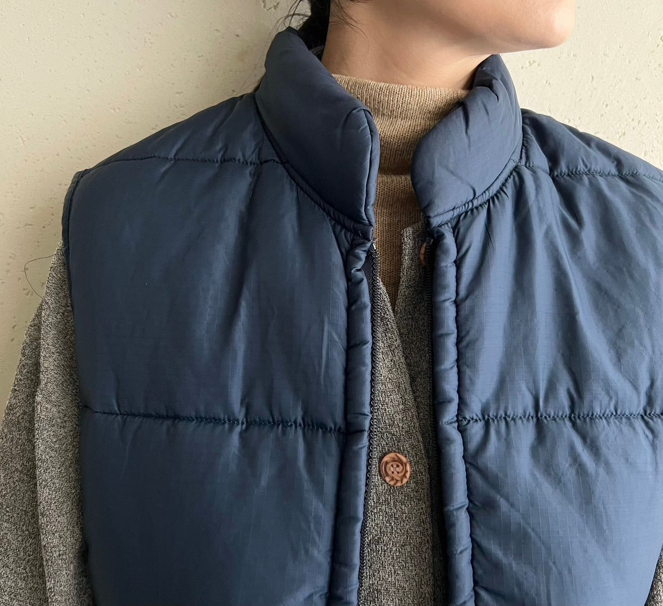 80s Quilted Vest Made in USA