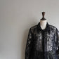 90s Sheer Cord Lace Shirt